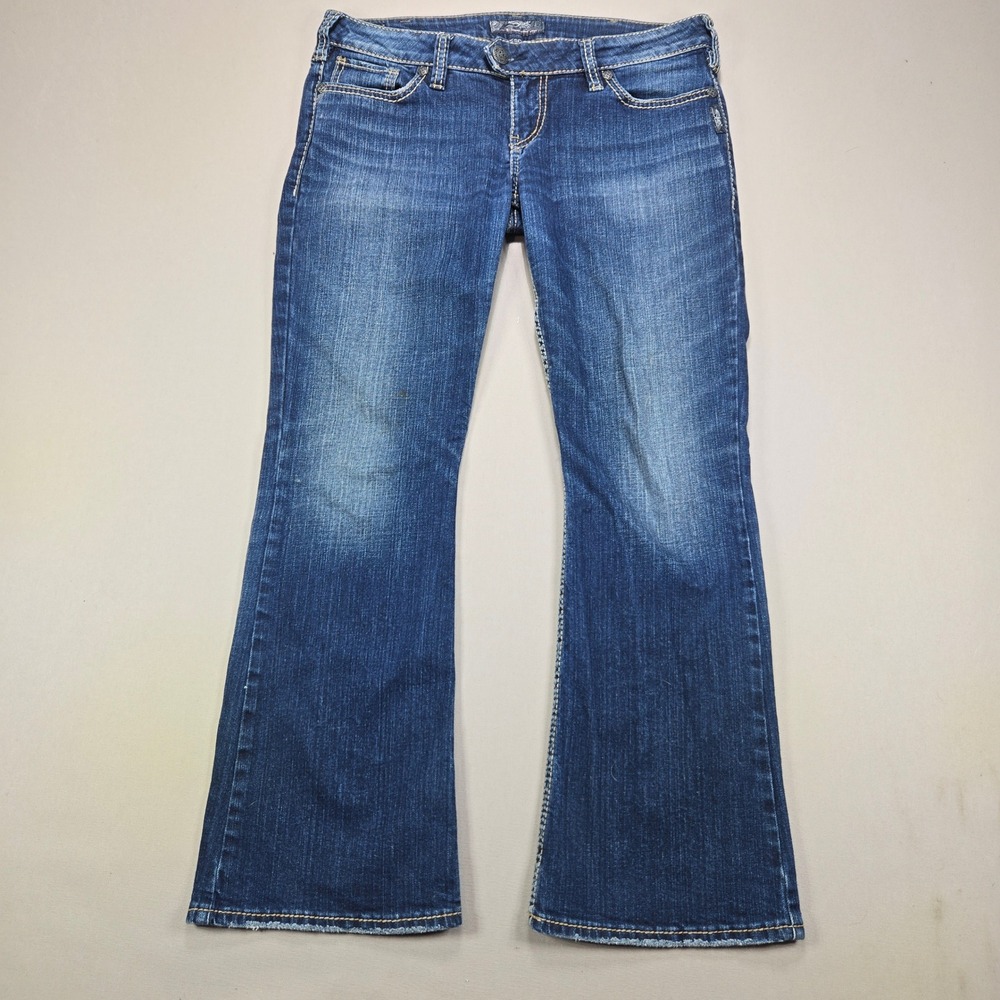 Silver Jeans Co Tuesday Bootcut Medium Wash Blue Denim Womens Size 32x31
